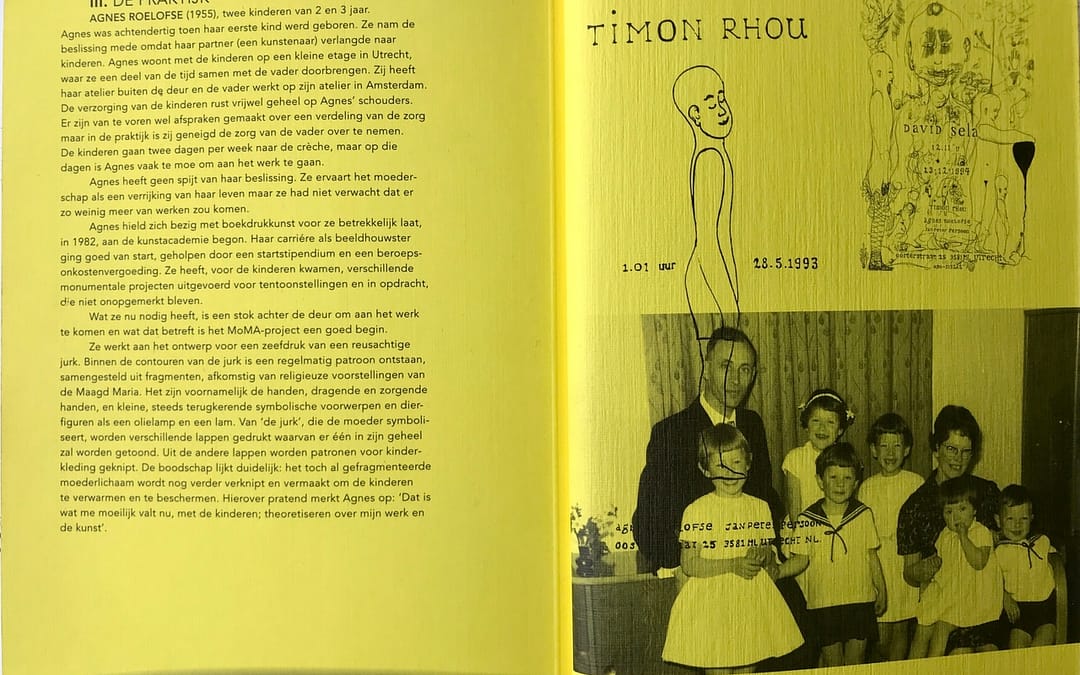 Riet van der Linden tekst tentoonstelling ‘Mothers of modern art’ 1997